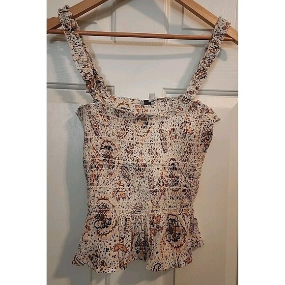 Patrons Of Peace Womens Medium Tops Lot Of 2 Sleevless Floral Boho Cottage Core - Picture 2 of 16